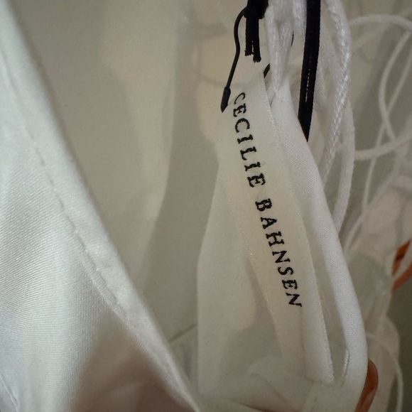 NWT Cecilie Bahnsen White Ruth Dress sz UK 10 - Picture 5 of 6